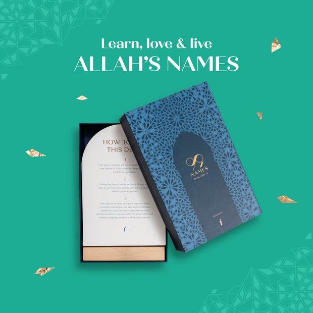 99 Names of Allah Cards, 99 Names of Allah Desk Display Cards